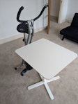 Small table and exercise bike Please help me get rid of this old table and exercise bike. Thanks! N16 - removed for £50