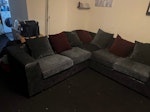 Corner sofa chair 5 seater corner sofa and a 3 seater M40 - removed for £150