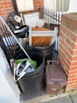 bins / bin bags Collection of three outdoor bins with a couple lids and binbags, just need the space cleared so I can buy new bins. Less items than in attached image. SW11 - removed for £60