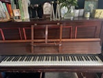 Old Upright piano Old upright piano. Has wheels BN3 - removed for £165