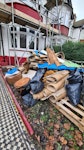 Builder waste, carpet, skirtin Builder waste mixed materials SE14 - removed for £200