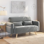 2 seater sofa. Light grey. A 2 seater sofa in perfect condition. I'm moving and I can't take it with me. W13 - removed for £45