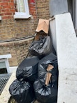 rubbish and cardboard boxes cardboard and rubbish NW6 - removed for £75