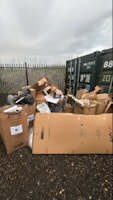 mostly packaging and 10 boiler collected by Rid Junk Ltd