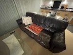 3 seater sofa for collection Leather 3 seater sofa for collection. SW11 - removed for £80