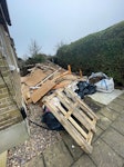 Building wasts Building waste: old flooring, plaster, tiling, few bags of rubbish W5 - removed for £340