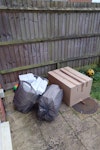 Household Rubbish Lots of packing boxes, old carpet and other dry rubbish left after moving house GU51 - removed for £150