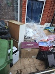 General waste Empty boxes, bags with general waste, 2 medium pieces furniture, one small mirror E11 - removed for £80