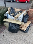 Timber off cuts, bags Bags of leftover building materials, OSB, timber off cuts, rubber membrane, timber cladding off cuts CM23 - removed for £85