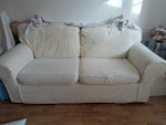 Standard2  seater sofa..fabric Standard Two seater sofa in fabric SW17 - removed for £70