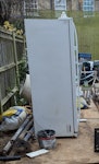 1 x amercian fridge/freezer 1 x large American Style fridge freezer, we will place in front garden and needs to be picked up from there.  we have builders there at the moment who will show where it is. SW14 - removed for £90