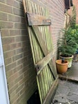 Old wooden decking & fencing Old wooden decking & fencing / old wooden gate and a few wooden items. TN16 - removed for £150