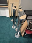 Rubbish and old furniture -Various cardboard
-Metal stands
-Wooden shelves
-Old stools BH9 - removed for £125