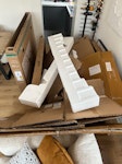 Cardboard boxes & polystyrene E8 - removed for £50