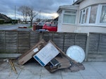 cardboard boxes, broken mirror HA8 - removed for £40