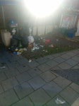 Black bags Please collect all rubbish around this house and empty all the bins because everyone start junk black bags there.  
Black bags in fron of the house and behind the fence. TW3 - removed for £140