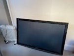 large TV, heater, bag of wood - One very large flat screen TV is in full working order but dont want it anymore 
- small pug in heater (does not work)
-meduim sized bag of wooden planks from old furniture
-1 broken clothes washing rack W14 - removed for £40