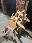 wood wooden pallets and planks SE16 - removed for £50