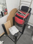 Furniture removal Two Fobt stools 
Table 
Old tote poster holder
Small chunk of wood 
Microwave GU12 - removed for £70