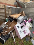 General house hold rubbish General house rubbish and recycling from a declutter. Several black bags play kitchen and Broken side table. SO30 - removed for £210