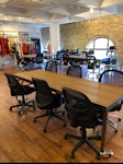 desks & office chairs x4 120cm desks, x2 long bench desks (see ohotos ) and approx 12 office chairs E1 - removed for £450