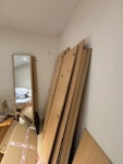 dismantled fitted wardrobe fitted wardrobe doors, sides back etc N1 - removed for £80