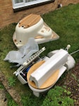 Bathroom suite Toilet, sink, corner bath and their accessories BN2 - removed for £60