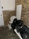 Removal of old bathroom All the items are outside of the property and bagged up (tiles) in a ground floor property with estate parking SE15 - removed for £60