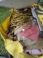 Radiator, wood, plasterboard collected by Proper Waste Management