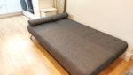 soba bed 3 seater 3 seater sofa bed in good condition. But there is a burn mark from the iron (shown in a picture) NW1 - removed for £100