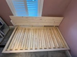 Wooden day bed & 2 matresse Two mattresses and a day bed frame, usable / as new condition - prefer reuse rather than disposal SE23 - removed for £120