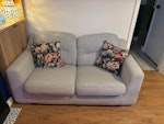 X2 sofas X2 sofas; x1 small 3 seater & x1 small 2 seater sofa bed SE5 - removed for £130