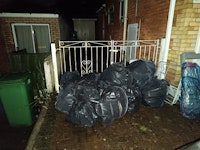 Approx 10 bags mixed waste collected by Dumpawaste Ltd