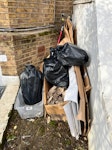 cardboard and rubbish rubbish and cardboard NW6 - removed for £40