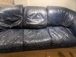 3 seater sofa 3 seater leather sofa RM5 - removed for £80