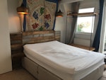 Mattress and bed Queen/king size mattress, divan bed base and headboard BN3 - removed for £95