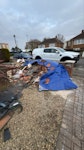 roofing rubbish roofing felt, rubble and batons SL4 - removed for £330