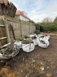 rubble and garden waste 11 midi skip bags (90x90x90) full of garden waste/rubble/gravel/soil. Currently in the back garden which is 5-8 steps down from the front garden. Access is via relatively narrow alleyway down side of house. SW15 - removed for £500