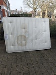 furniture & mattress double mattress, small chest of drawers, small desk, bedside cabinet. N11 - removed for £100