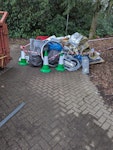 Building waste. Sheet metal and old ductwork, approx 8 black bags of rubbish RG41 - removed for £175