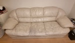 3 seater sofa 3 seater sofa (~210cm wide) in living room of 1st floor flat with only one flight of stairs. NW7 - removed for £90