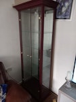 2x glass cabinets Need the above removed NP4 - removed for £80