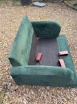 Furniture and mattress/bed Two seater sofa. 
Outdoor furniture set. 
Bed frame. 
Mattress. 
Old bread deliver crates. 
2 old bbqs.
Armchair SK11 - removed for £215