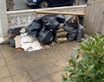 Bin bags & paving stones SW19 - removed for £75