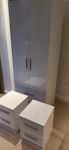 Wardrobe Side table Bed frame Great conditions Wardrobe, 2 side tables, unassembled bedframe N1 - removed for £0