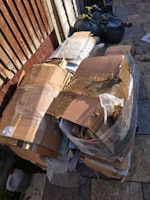 cardboard boxes, papars/wraps collected by Advance Waste