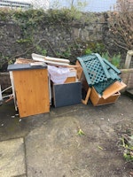 2 kitchen units, rubbish collected by NES DOMESTIC AND COMMERCIAL SOLUTIONS
