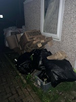 general rubbish / cardboard collected by NES DOMESTIC AND COMMERCIAL SOLUTIONS