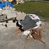 Rubble collected by C Leighton Trading