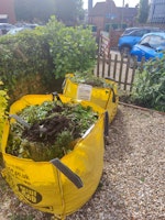 Soil/garden waste collected by N J Recycling Services